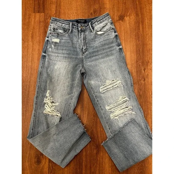 Judy Blue 90's Straight Jeans size 7/28 - Picture 2 of 11